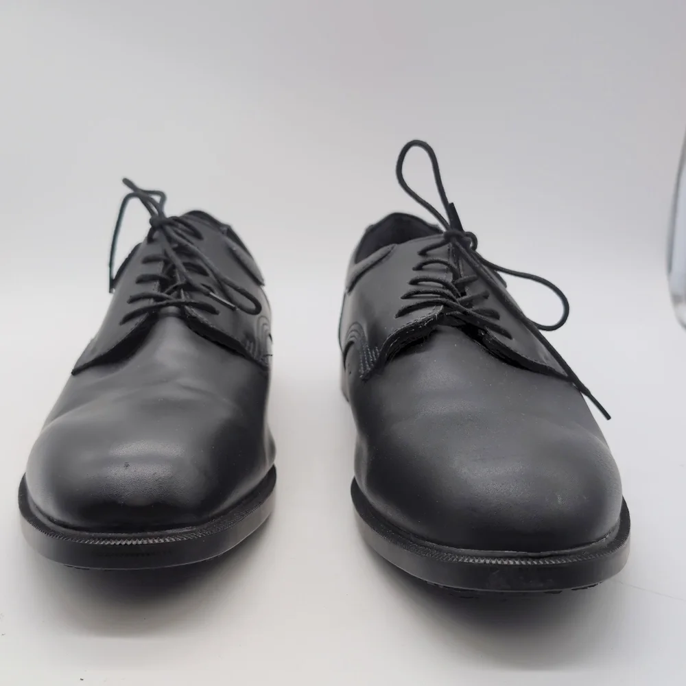 Shoes For Crews Sz 14 W 6006W Black Leather Men's Work Shoes